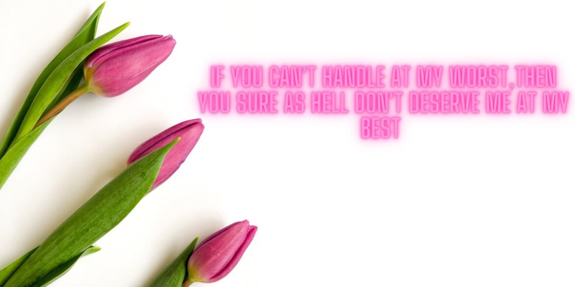 Handle Me AT MY Worst